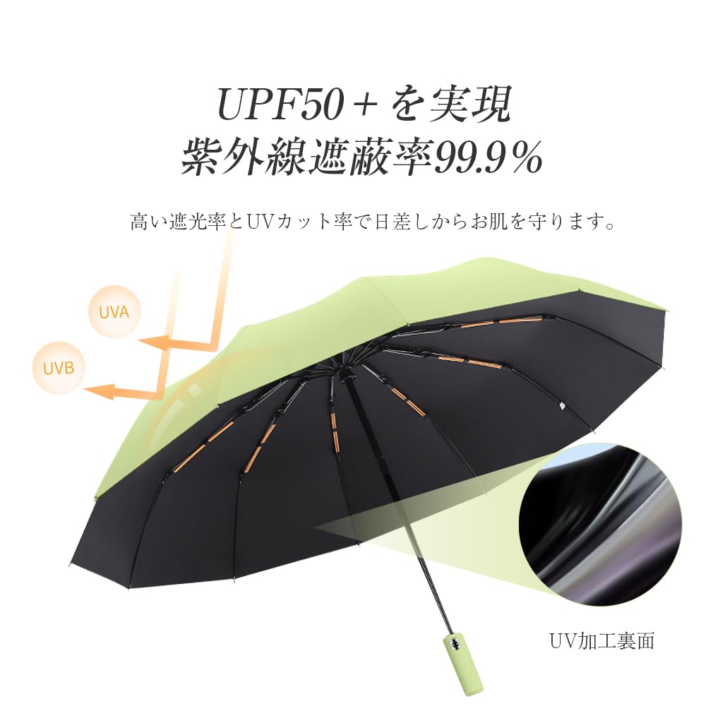 Amazon | 折りたたみ傘 自動開閉 プッシュ式 晴雨兼用【24本骨